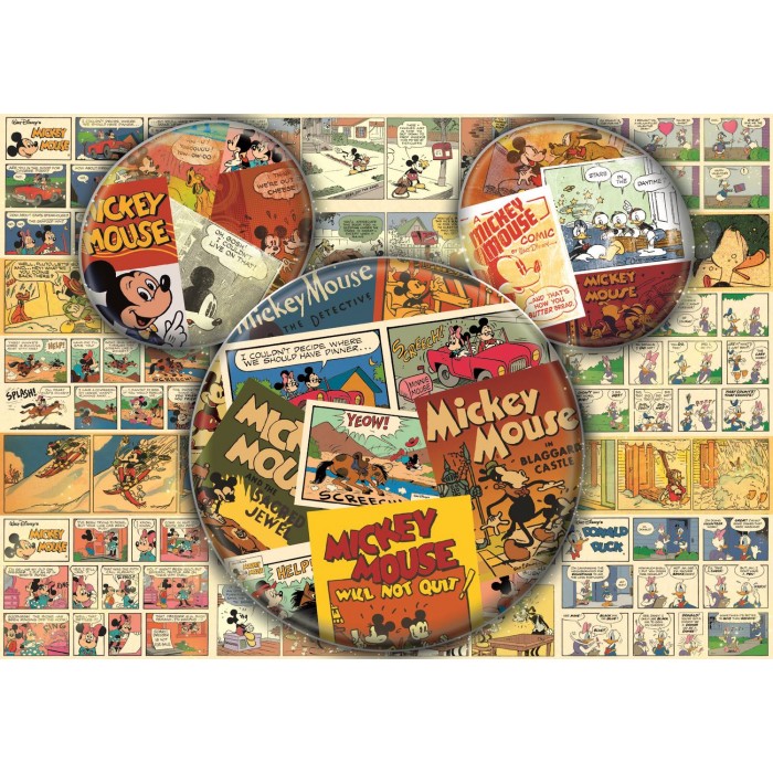 Puzzle  Trefl-10904 Comic Mickey Mouse - Disney Mickey Mouse And Friends