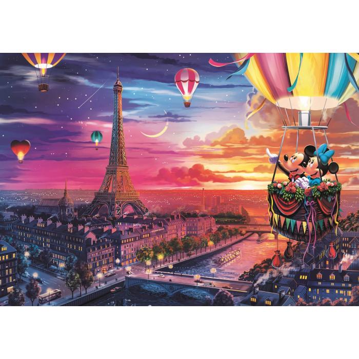 Puzzle  Trefl-10917 Micky Und Minnie In Paris