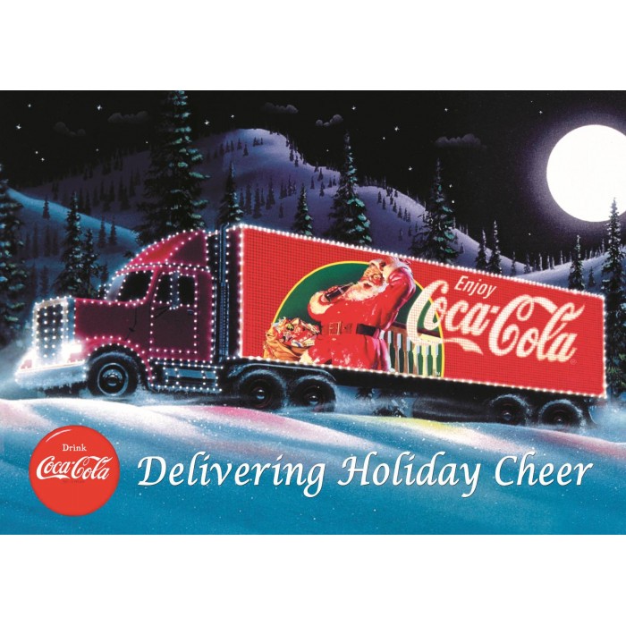Puzzle  Trefl-10941 Coca-Cola: Weihnachtskarawane