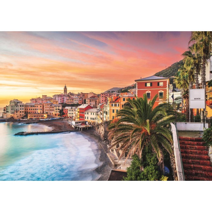 Puzzle  Trefl-10956 Bogliasco, Ligurien, Italien