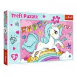 Puzzle  Trefl-14302 XXL Teile - Einhorn