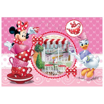 Trefl-14803 Extragroße Puzzleteile mit Pailletten - Minnie Mouse