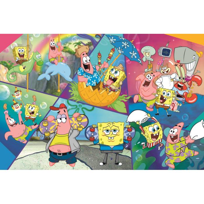 Puzzle  Trefl-23038 XXL Teile - Spongebob Bikinihose - Viacom Spongebob