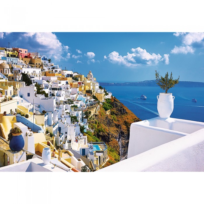 Puzzle Trefl-26119 Santorin