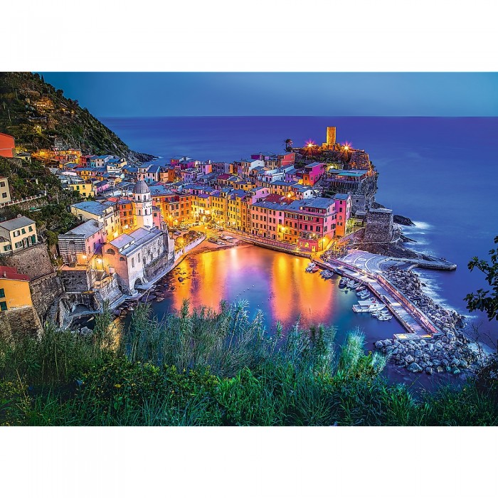 Puzzle Trefl-27086 Vernazza at dusk