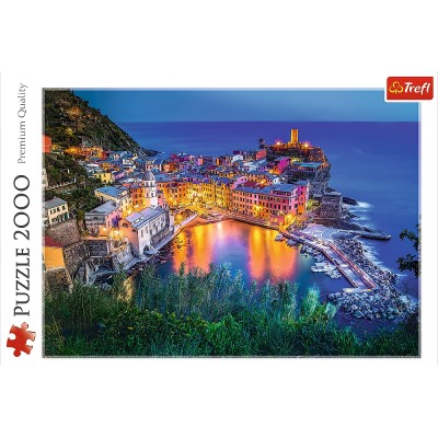 Puzzle Trefl-27086 Vernazza at dusk