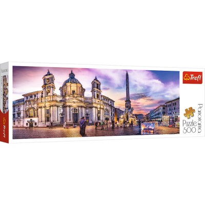 Puzzle Trefl-29501 Piazza Navona, Rom