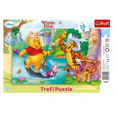 Trefl-31209 Rahmenpuzzle - Winnie Pooh