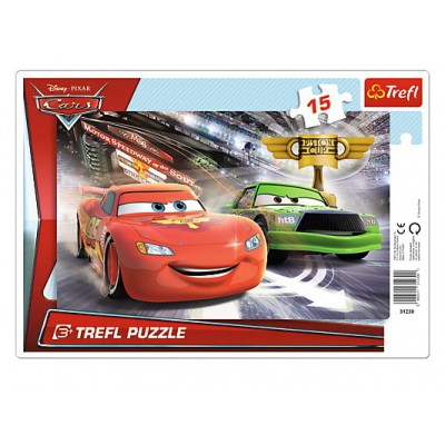 Trefl-31230 Rahmenpuzzle - Cars