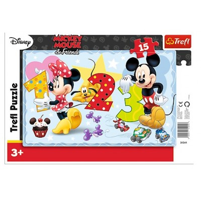 Trefl-31241 Rahmenpuzzle - Mickey