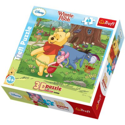 Trefl-35734 3D Puzzle: Winnie Pooh