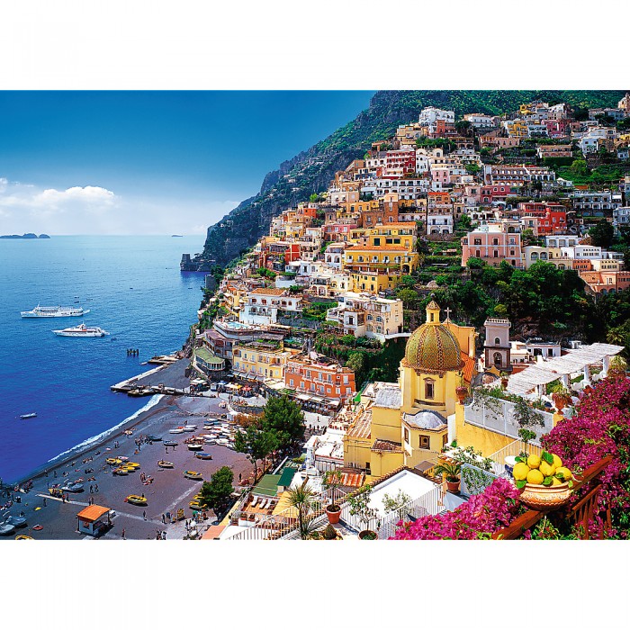 Trefl-37145 Jigsaw Puzzle - 500 Pieces : Positano, Italy
