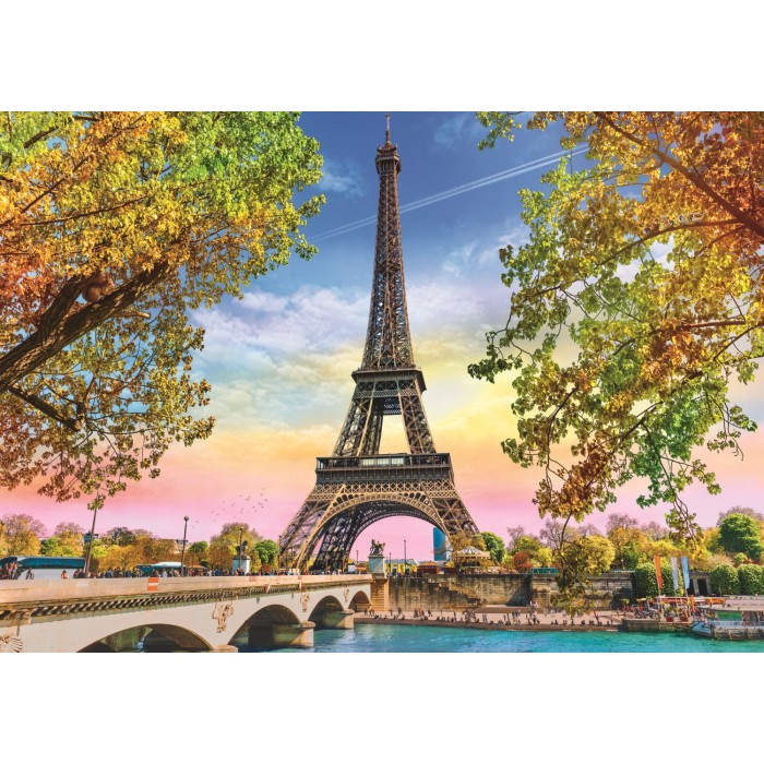 Puzzle  Trefl-37330 Romantic Paris
