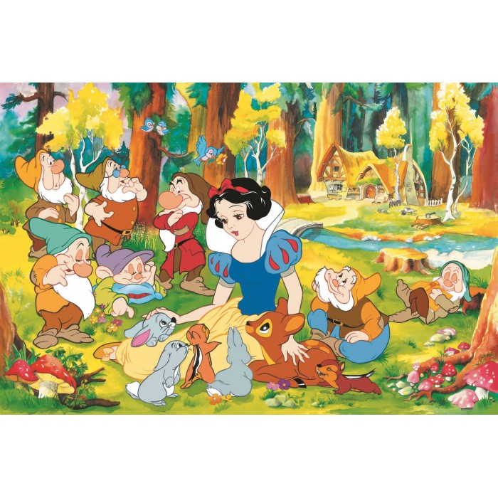 Puzzle  Trefl-37603 40 Jahre Trefl - Schneewittchen