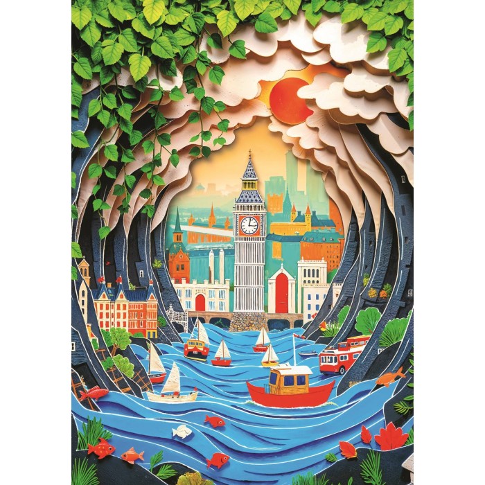 Puzzle  Trefl-40043 London