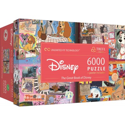 Puzzle Trefl-81037 Disneys Großes Buch