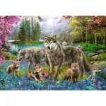 Puzzle   Wolfsfamilie
