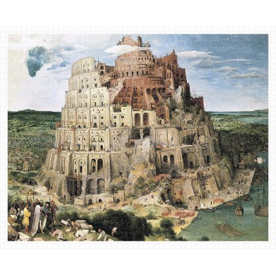 Pintoo-H1772 Puzzle aus Kunststoff - Brueghel Pieter - Tower of Babel, 1563