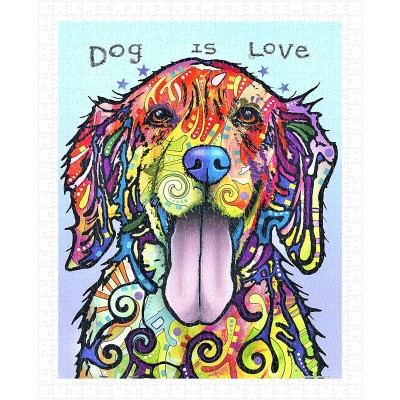 Pintoo-H2039 Puzzle aus Kunststoff - Dean Russo - Dog Is Love