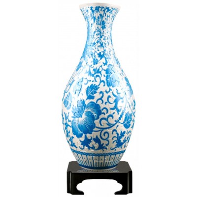 Pintoo-S1012 3D Puzzle Vase - Orientalische Blumenverzierung