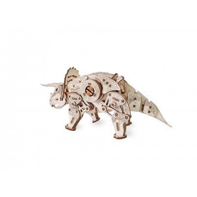 Eco-Wood-Art-57 3D Holzpuzzle - Triceratops