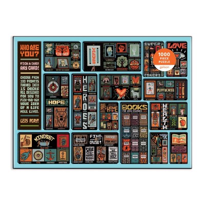 Galison-37048 Wer Bist Du? 1000-teiliges Puzzle