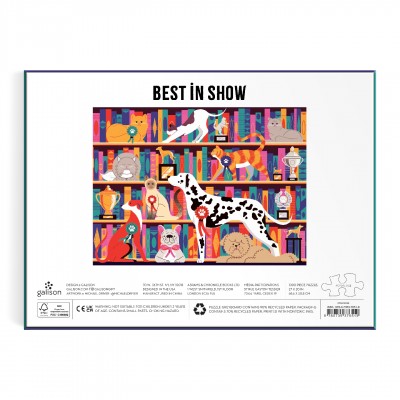 Galison-37651 Best in Show – 1000-teiliges Puzzle