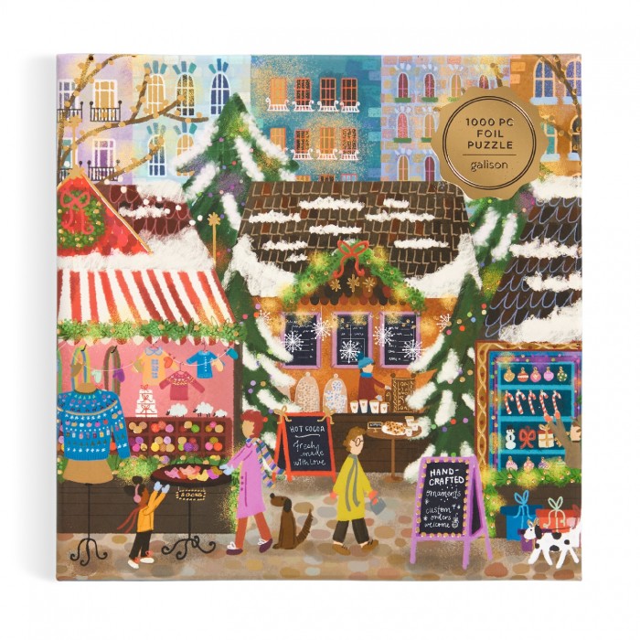 Puzzle Galison-38312 Joy Laforme - Fröhlicher Markt
