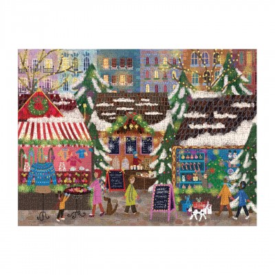 Puzzle Galison-38312 Joy Laforme - Fröhlicher Markt