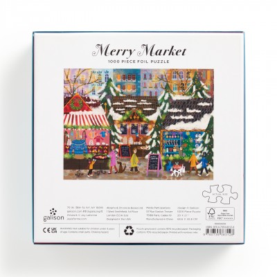 Puzzle Galison-38312 Joy Laforme - Fröhlicher Markt