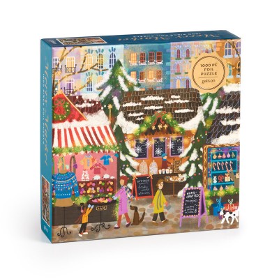 Puzzle Galison-38312 Joy Laforme - Fröhlicher Markt