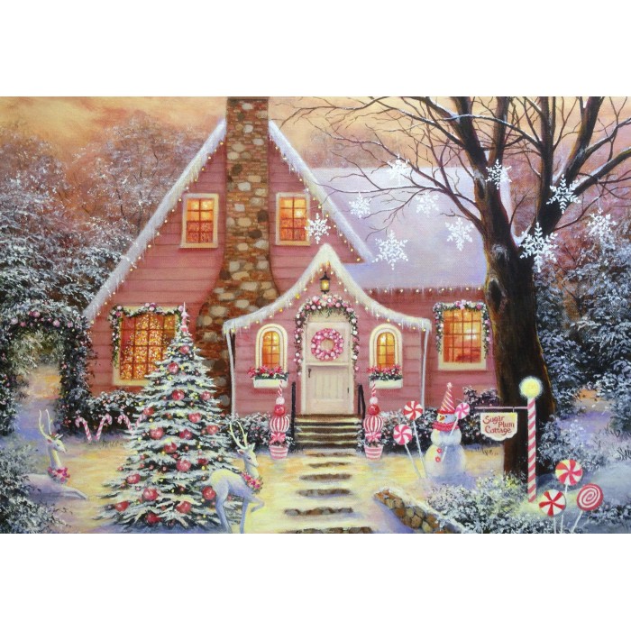 Puzzle  Alipson-Puzzle-50136 Sugar Plum Cottage