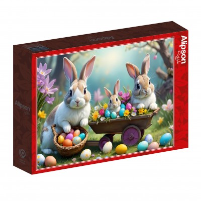 Puzzle Alipson-Puzzle-F-50086 Osterhasen