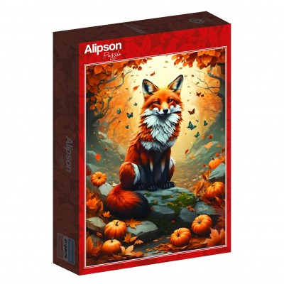 Puzzle Alipson-Puzzle-F-50127 Fox and Butterflies