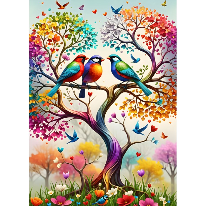 Puzzle  Alipson-Puzzle-F-50141 Rainbow Tree