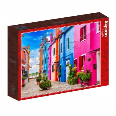 Puzzle Alipson-Puzzle-F-50225 Bunte Gasse von Burano