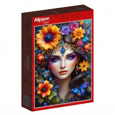 Puzzle Alipson-Puzzle-F-50229 Die Blumenfrau