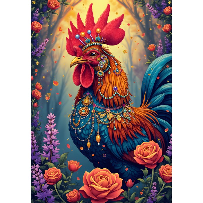 Puzzle  Alipson-Puzzle-F-50249 Der Geheime Garten des Hahns