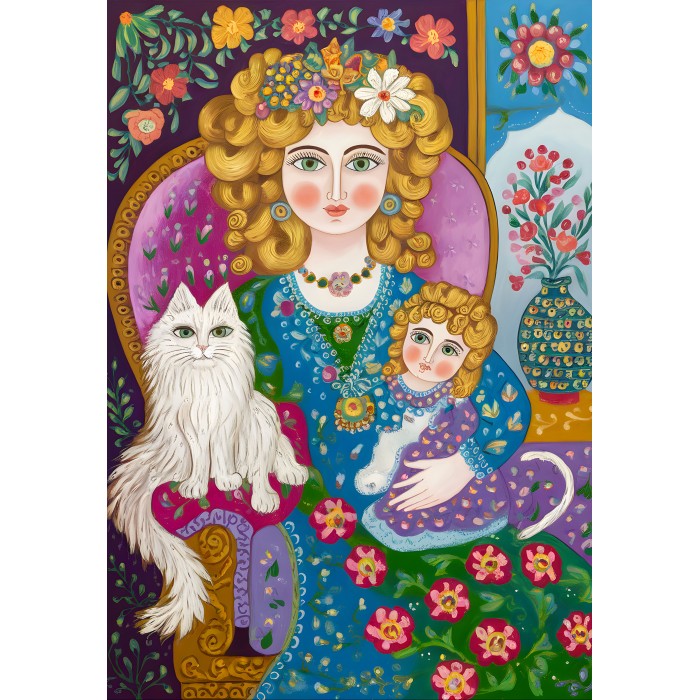 Puzzle  Alipson-Puzzle-F-50250 Die Dame mit den Goldenen Haaren