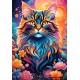 Mehrfarbige Katze