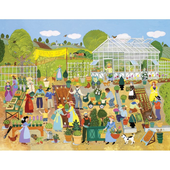 Puzzle   Frühjahrs-Pflanzenverkauf