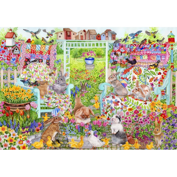 Puzzle   Frühlings-Quilt