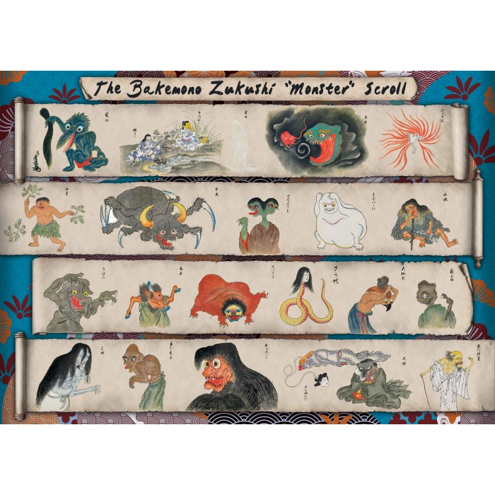 Puzzle   Japanische Monster-Schriftrolle