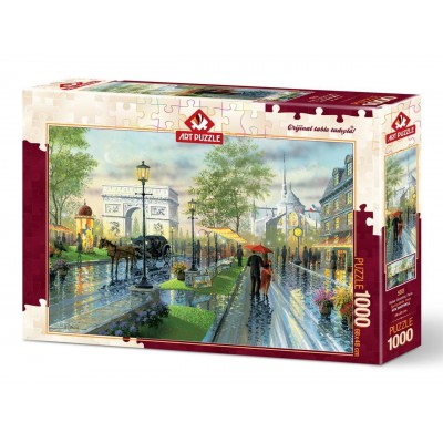 Puzzle Art-Puzzle-4225 Frühlingswanderung, Paris
