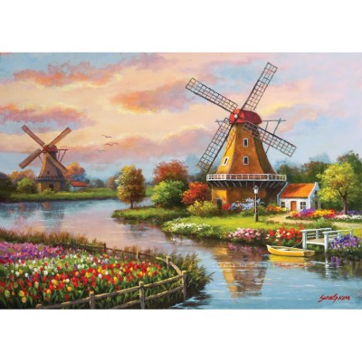Puzzle Art-Puzzle-4354 Windmills