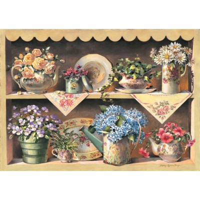 Art-Puzzle-4447 Holzpuzzle - Cupboard Garden