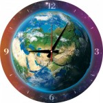  Art-Puzzle-5002 Puzzle-Uhr - Die Welt