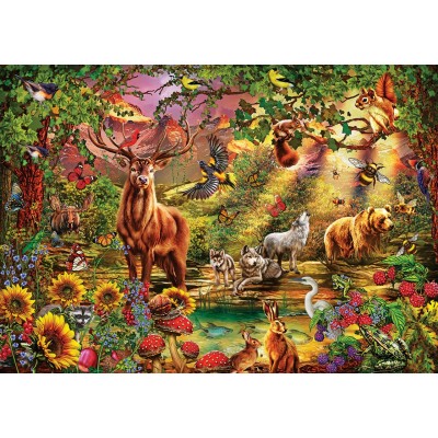 Puzzle Art-Puzzle-5176 Enchanted Forest
