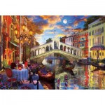 Puzzle  Art-Puzzle-5372 Rialtobrücke, Venedig