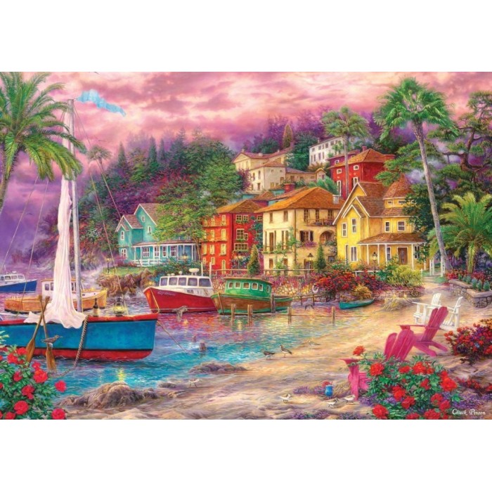 Puzzle  Art-Puzzle-5527 Magenta Shores